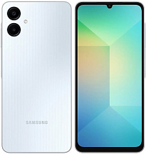 Смартфон Samsung Galaxy A06 4/128 Гб, голубой (Light Blue)