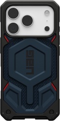 Чехол UAG Monarch Pro с MagSafe для iPhone 17 Pro, синий (Kevlar-Mallard) 114513113955