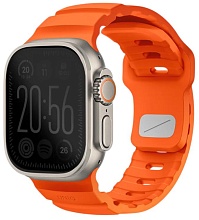 Ремешок Uniq Alton Silicon Strap для Apple Watch 44/45/46/49мм, оранжевый (49MM-ALTONFORG)