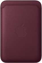 Кардхолдер Apple FineWoven Wallet (2026) с MagSafe для iPhone, бургунди (Burgundy) MK9H4