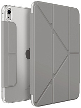 Чехол-книжка Uniq Camden Anti-microbial Grey для iPad 10.9 2022 (Gen 10), iPad 11 2025 (Gen 11) серый PDP10G(2022)-CAMGRY