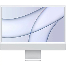 Моноблок Apple iMac 24", 2021 г. MGTF3 8-Core CPU 7-Core GPU/8 ГБ/256GB SSD/23.5"/4480x2520/MacOS (Серебро)