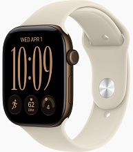 Apple Watch Series 12 42mm Dark Bronze Aluminum Case with Sport Band Sand