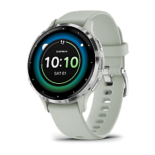 Смарт-часы Garmin Venu 3S, Sage Gray + Passivated (010-02785-01)