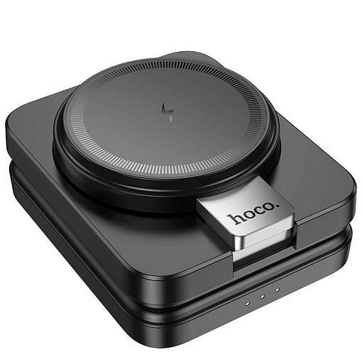 Зарядная станция Hoco CQ11 3в1 Folding magnetic wireless fast charger