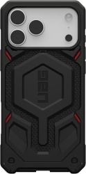 Чехол UAG Monarch Pro с MagSafe для iPhone 17 Pro, чёрный (Kevlar-Black) 114513113940