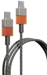 Кабель VLP NEO USB-C, 100W, 1.5м, серый (1037001)