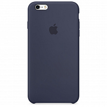 Силиконовый чехол для iPhone 6 Plus/6s Plus, тёмно-синий цвет