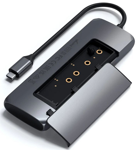 Адаптер Satechi USB-C Hybrid Multiport Adapter