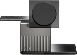 Беспроводное зарядное устройство VLP NEO Phantom Qi2.2, Apple Watch, серый (1094003)