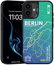 Чехол силиконовый Benks City Series с MagSafe для iPhone 16, Berlin (C.K.QS.AP.BL.0063)
