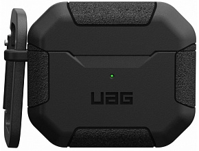 Чехол + карабин UAG Scout Case для Apple AirPods 3 черный 104127114040