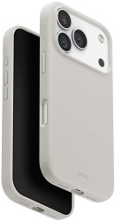 Чехол Uniq LINO с MagSafe для iPhone 17 Pro, светло-серый (IP6.3P(2025)-LINOMMGRY)
