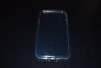 Силиконовый чехол для iPhone X, прозрачный 