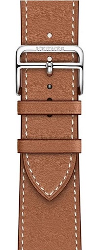 Apple Watch Hermes Series 11 46mm Silver Titanium Case with Single Tour