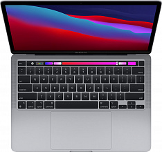 Ноутбук Apple MacBook Pro 13 Late 2020 (Apple M1/13"/2560x1600/16GB/1TB SSD/DVD нет/Apple graphics 8-core/Wi-Fi/Bluetooth/macOS) Z11B0004V, Серый космос