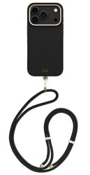 Чехол Uniq Coehl Mirelle Strap MagSafe для iPhone 17 Pro, черный (IP6.3P(2025)-MIRMEBNY)