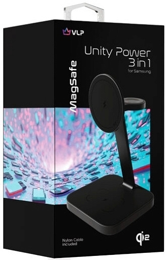 Беспроводная зарядная станция VLP MagSafe Unity Power 3в1 для Samsung