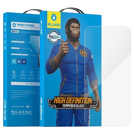 Защитное стекло BlueO Clear HD для iPhone 16 Pro Max