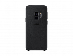 Чехол EF-XG965ABEGRU Alcantara Cover для Samsung Galaxy S9+ (черный)