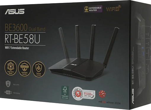 Wi-Fi роутер ASUS RT-BE58U