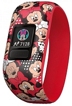 Фитнес-браслет детский Garmin Vivofit Jr 2, Minnie Mouse Stretchy Band (010-01909-00)