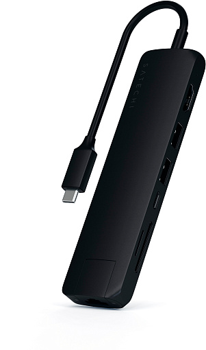 Адаптер Satechi USB-C Slim Multiport with Ethernet