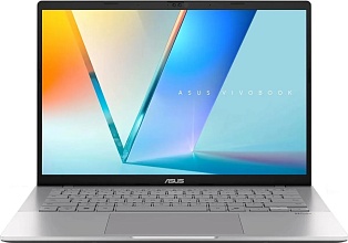 Ноутбук Asus VivoBook S14 S3407CA-LY098 14" (Intel Core Ultra 5 225H, Intel Graphics) 16ГБ, 512ГБ SSD, noOS, серебристый (90NB16J1-M00770)