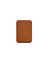 K-Doo / Визитница на магните, картхолдер на телефон, кредитница, чехол для телефона Leather Wallet Case, коричневый