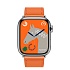 Apple Watch Hermes Series 9 41mm Silver Stainless Steel Case with Single Tour