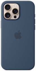 Чехол Apple для iPhone 16 Pro Max Silicone Case с MagSafe, Denim (MYYU3)