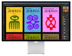 Монитор Apple Studio Display 27" 5K Retina new Nano-texture glass Tilt- and height-adjustable stand, серебристый