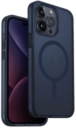 Чехол Uniq HYBRID LIFEPRO XTREME MAGCLICK CHARGING (MagSafe) для iPhone 15 Pro MAX 6.7, синий дым (Smoke Blue) IP6.7P(2023)-LXAFMSBLU
