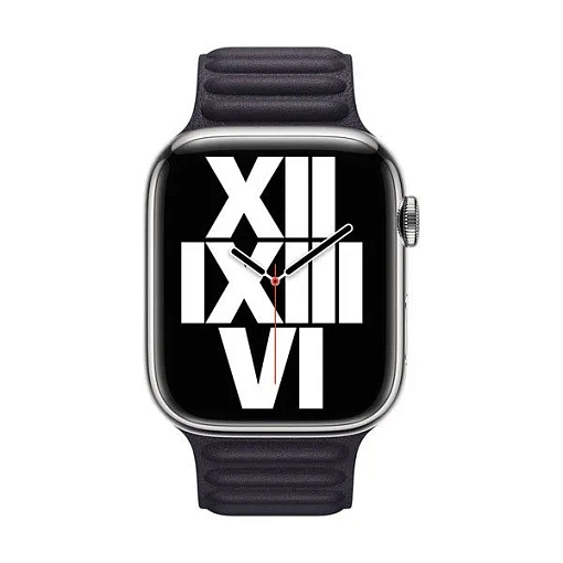 Ремешок Apple Watch 45mm Leather Link Ink