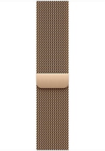 Ремешок Apple Watch 42mm Gold Milanese Loop, золотой