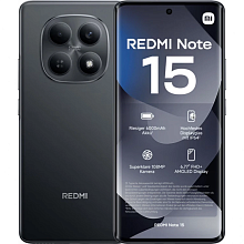 Redmi Note 15 4G 6/128Гб, черный