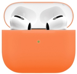 Силиконовый чехол "vlp" для Apple AirPods 3, тонкий силикон, оранжевый