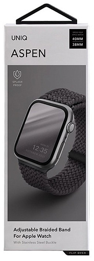Плетеный ремешок Uniq Aspen Strap Braided для Apple Watch 40/41/42мм