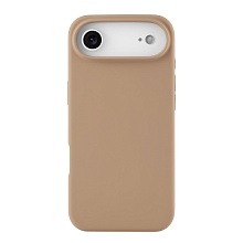 Чехол uBear Touch Mag Case с MagSafe для iPhone Air (силикон, софт-тач), латте (CS551LT66ATH-I25M)