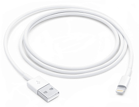 Кабель Apple Lightning - USB Cable, 1м, белый (MUQW3FE/A)