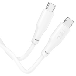Кабель HOCO X93 Type-C to Type-C PD 60W 1м, белый
