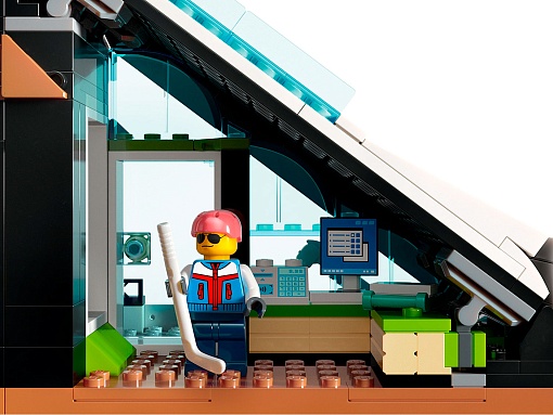 Конструктор LEGO City 60366 Горнолыжный и альпинистский центр