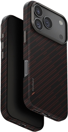 Чехол Uniq KEVA EDGE Full Kevlar Rust Magsafe для iPhone 17 Pro