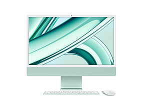 Apple iMac 24" Retina 4,5K, M3 (8C CPU, 8C GPU, 2023), 8 ГБ, 256 ГБ SSD, зеленый (MQRA3)