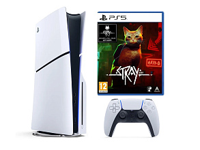 Игровая приставка Sony PlayStation 5 Slim 1ТБ SSD (c дисководом) + игра Stray