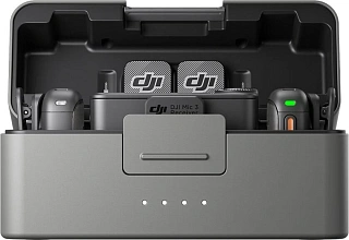 Беспроводной микрофон DJI Mic 3 (2 TX + 1 RX + Charging Case), черный