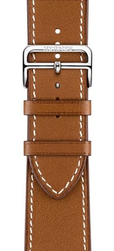 Apple Watch Hermes Series 11 46mm Silver Titanium Case with Single Tour Deployment Buckle