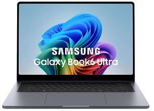 Samsung Galaxy Book 6 Ultra 16" (Intel Core Ultra X7 358H, Intel Arc Graphics) 32ГБ, 1ТБ SSD, Windows 11 Home, серый (NP960UJG-KG2HK)