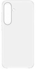 Силиконовый чехол для Samsung S25, прозрачный