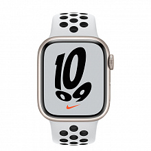 Смарт-часы Apple Watch Nike Series 7 41mm, корпус из алюминия цвета «сияющая звезда», спортивный ремешок Nike